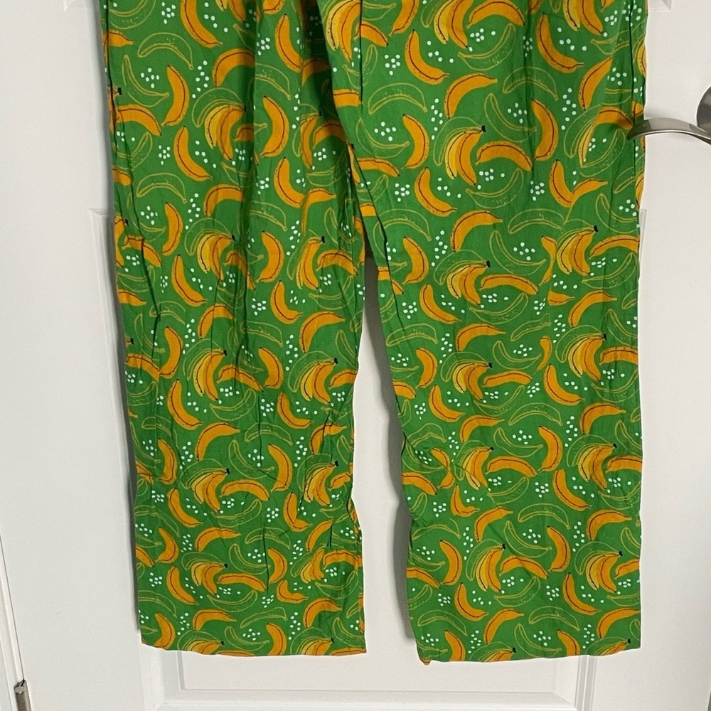 Mahogany Green Banana Pajama Pants Size Medium 47892 - Picture 8 of 12